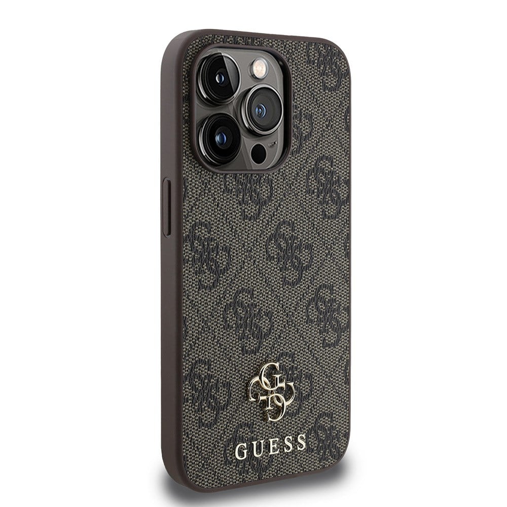 Apple iPhone 13 Pro Max Kılıf Guess Orjinal Lisanslı M-safe Şarj Özellikli Small 4G Classic Kapak