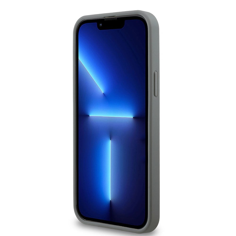 Apple iPhone 13 Pro Max Kılıf Guess Orjinal Lisanslı Taşlı Arka Yüzey Üçgen Logolu Kapak