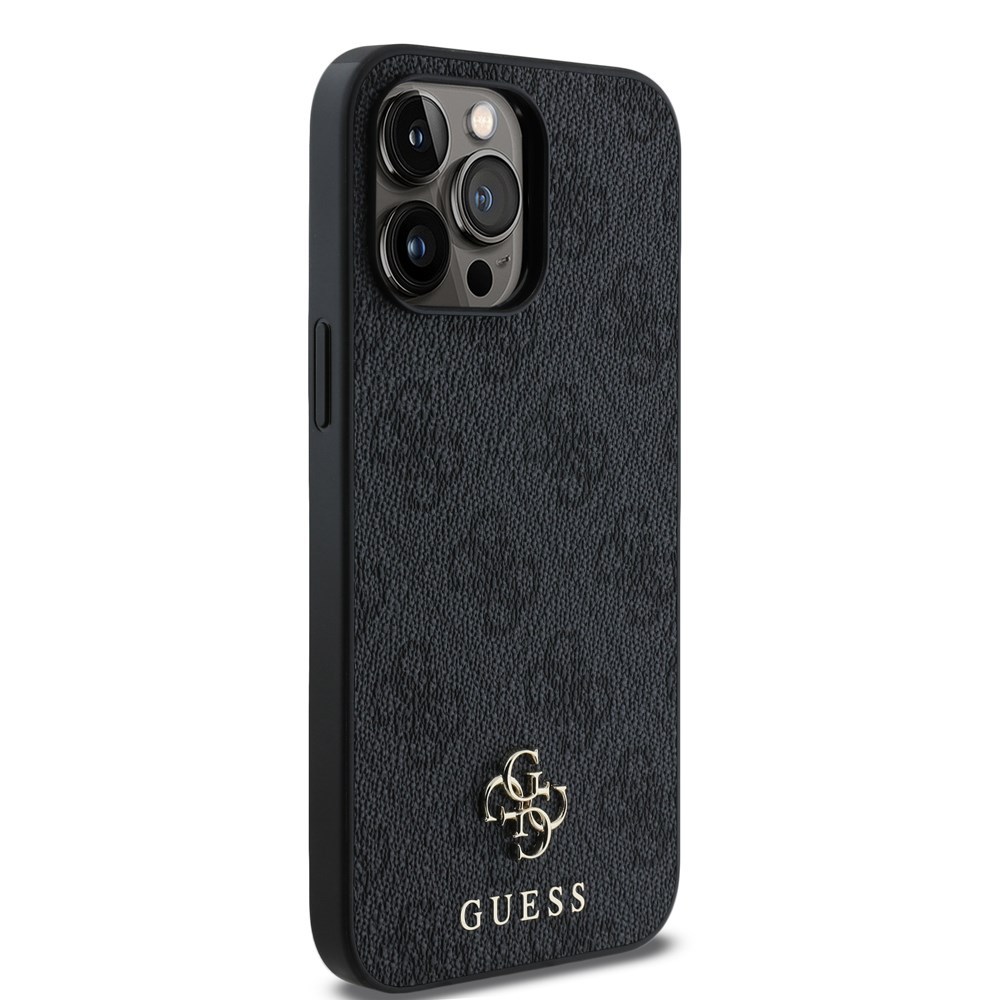 Apple iPhone 13 Pro Max Kılıf Guess Orjinal Lisanslı M-safe Şarj Özellikli Small 4G Classic Kapak