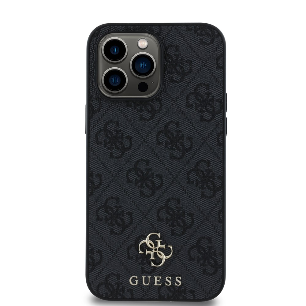 Apple iPhone 13 Pro Max Kılıf Guess Orjinal Lisanslı M-safe Şarj Özellikli Small 4G Classic Kapak
