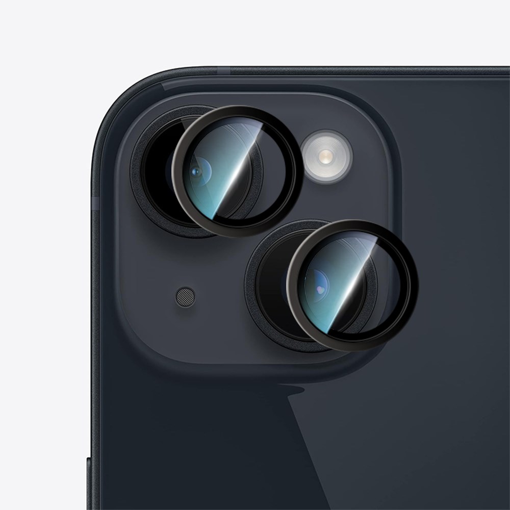 Apple iPhone 14 CaseWorld Alloy Serisi Oleofobik Anti Reflective Kamera Lens Koruyucu