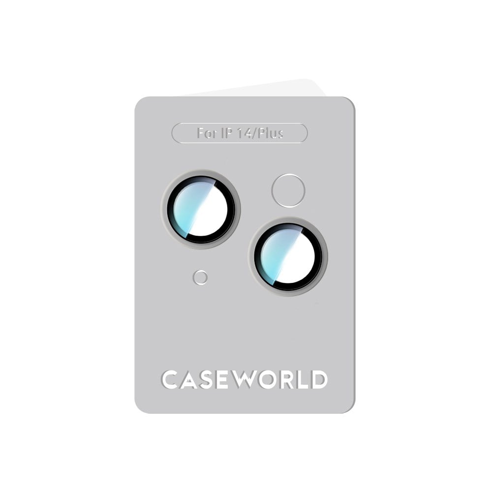 Apple iPhone 14 Plus CaseWorld Alloy Serisi Oleofobik Anti Reflective Kamera Lens Koruyucu
