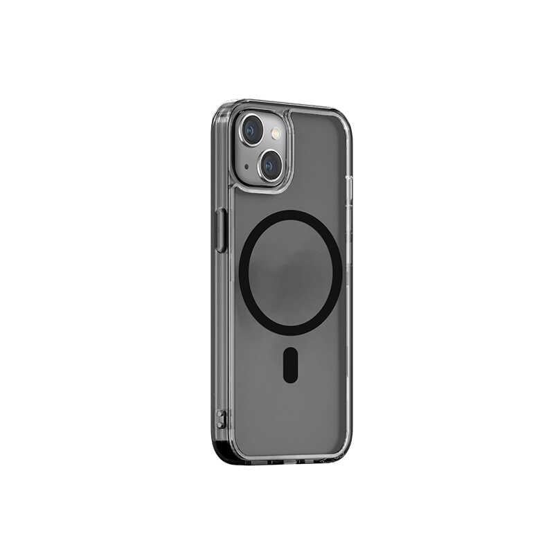 Apple iPhone 14 Plus Wiwu M-safe Şarj Özellikli Lens Korumalı Şeffaf Silikon Kapak