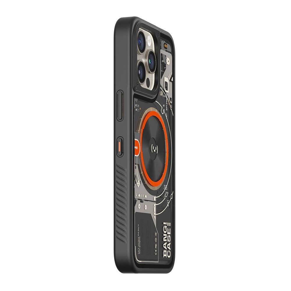 Apple iPhone 14 Pro Kılıf Özelleştirilebilir 3 Fonksiyonlu Bluetooth Bağlantılı Bitmo Lab Bangcase Akıllı M-safe Kapak