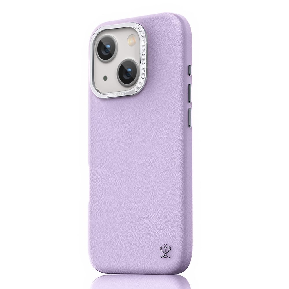 Apple iPhone 14 Pro Kılıf Suni Deri Tasarımlı Pynana Starry Serisi Kapak