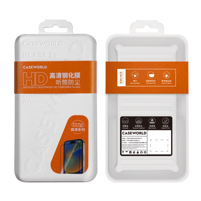 Apple iPhone 14 Pro Max CaseWorld HD Serisi 0.33mm Temperli Cam Ekran Koruyucu