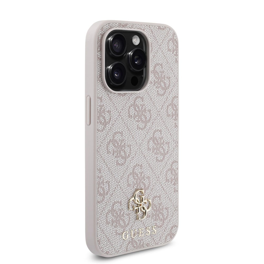 Apple iPhone 14 Pro Max Kılıf Guess Orjinal Lisanslı M-safe Şarj Özellikli Small 4G Classic Kapak