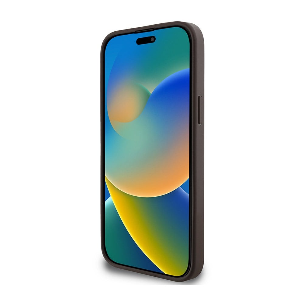 Apple iPhone 14 Pro Max Kılıf Guess Orjinal Lisanslı M-safe Şarj Özellikli 4G Desen Yazı Logolu Kapak