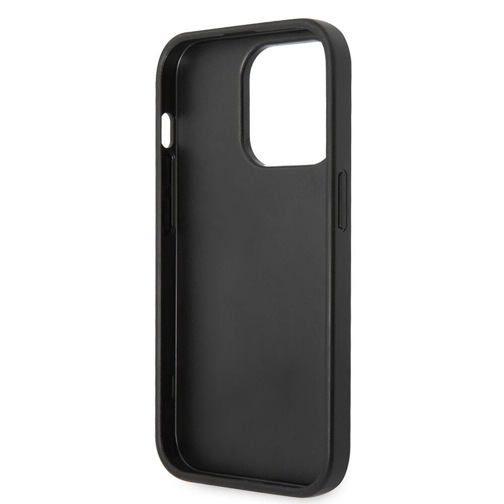 Apple iPhone 14 Pro Max Kılıf GUESS PU Deri Büyük Metal Logo Dizaynlı Kapak