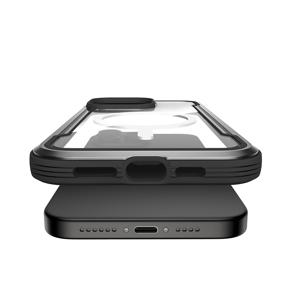Apple iPhone 14 Pro Max Kılıf M-safe Şarj Özellikli Airbagli Raptic Shield Serisi Şeffaf Arka Yüzey Kapak