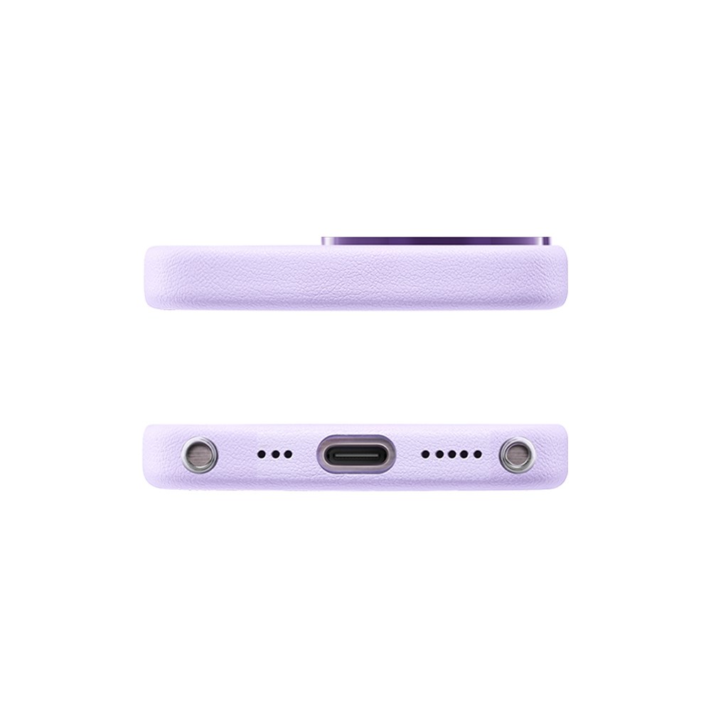 Apple iPhone 14 Pro Max Kılıf M-safe Şarj Özellikli Standlı Suni Deri Tasarımlı Pynana Dancing Circle Serisi Kapak