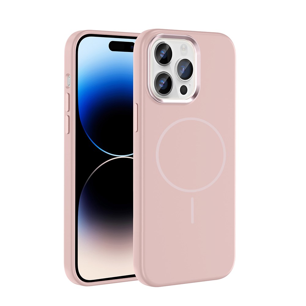 Apple iPhone 14 Pro Max Kılıf M-safe Şarj Özellikli Simli Arka Yüzey Coehl Lumino Kapak