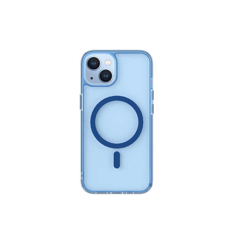 Apple iPhone 14 Wiwu M-safe Şarj Özellikli Lens Korumalı Şeffaf Silikon Kapak