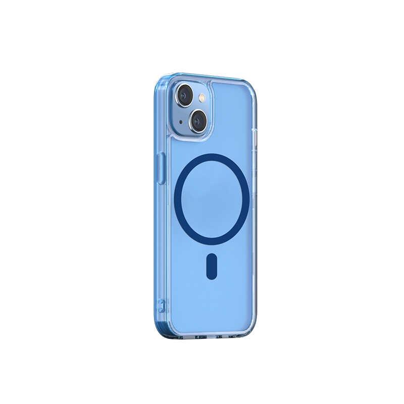 Apple iPhone 14 Wiwu M-safe Şarj Özellikli Lens Korumalı Şeffaf Silikon Kapak