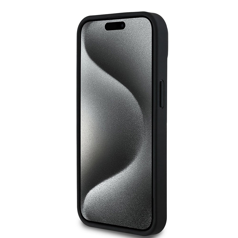 Apple iPhone 15 Kılıf Aston Martin Orjinal Lisanslı M-safe Şarj Özellikli Renkli Halka ve Karbon Fiber Tasarımlı Kapak