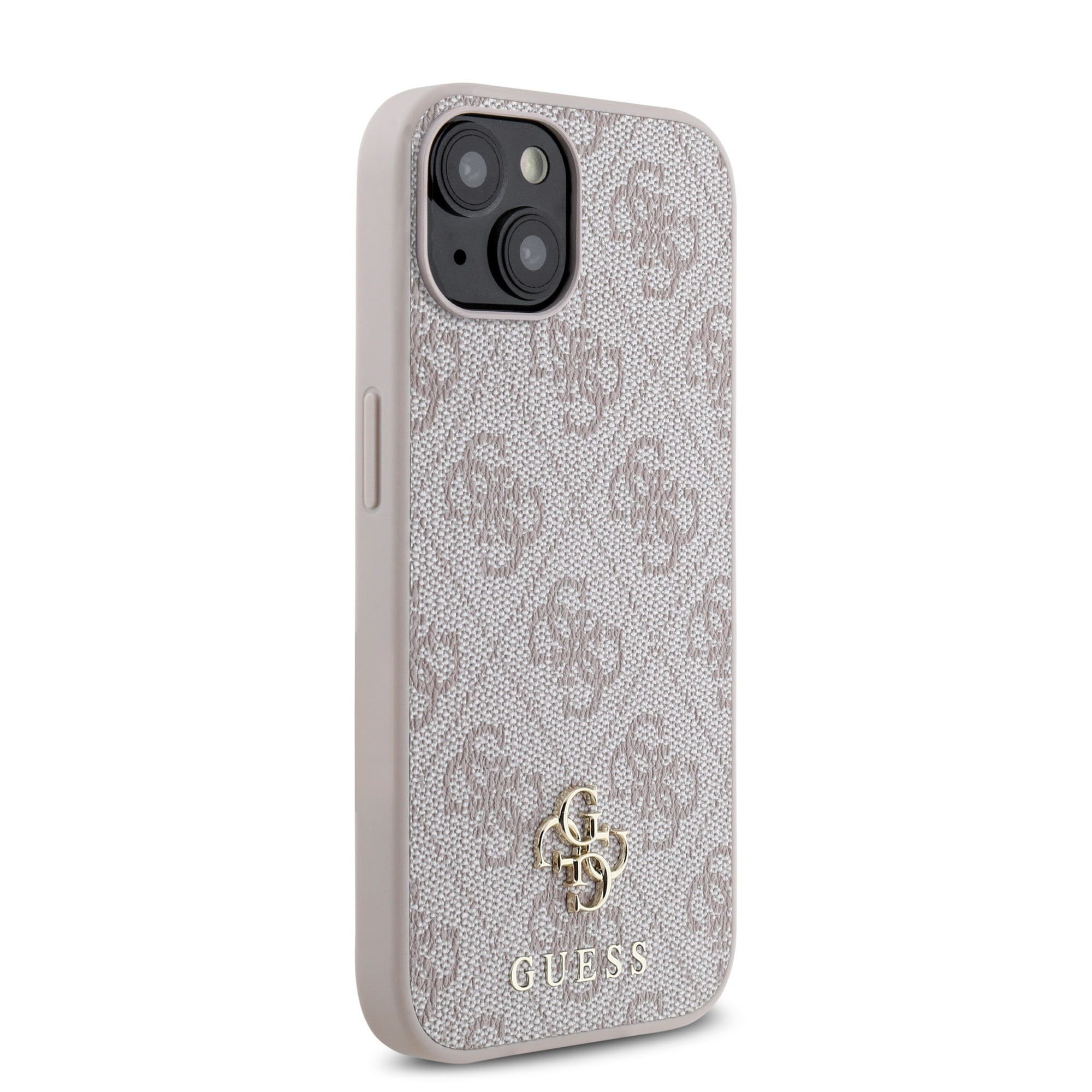 Apple iPhone 15 Kılıf Guess Orjinal Lisanslı M-safe Şarj Özellikli Small 4G Classic Kapak