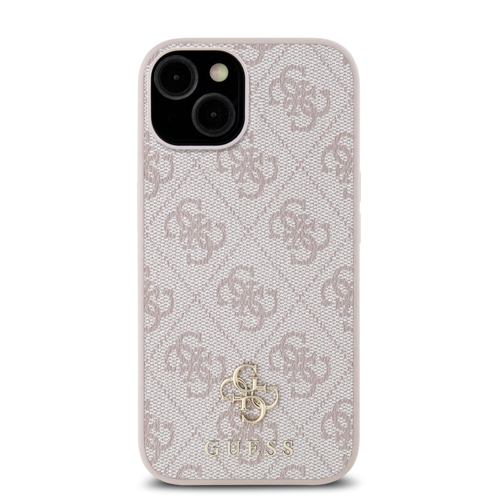 Apple iPhone 15 Kılıf Guess Orjinal Lisanslı M-safe Şarj Özellikli Small 4G Classic Kapak