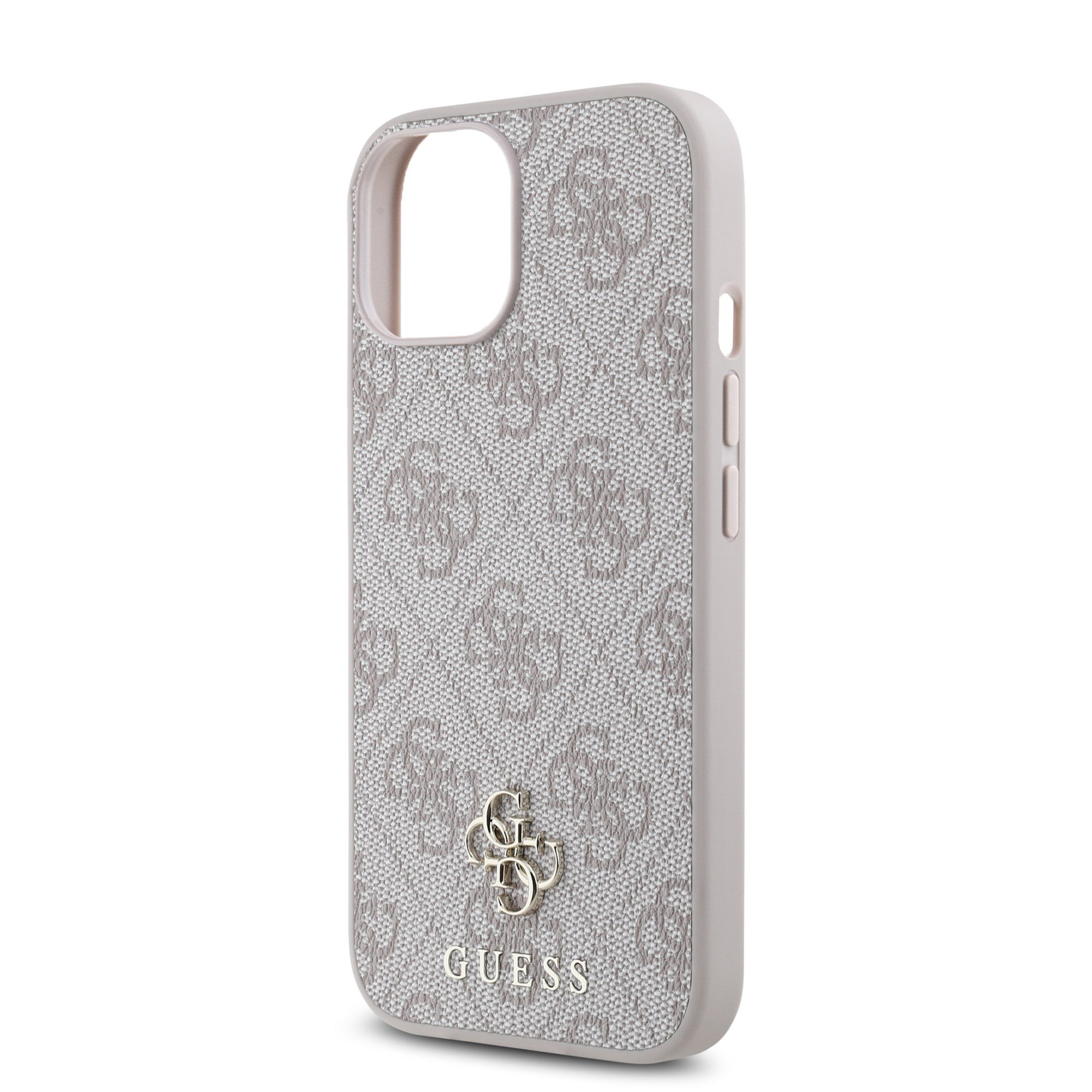 Apple iPhone 15 Kılıf Guess Orjinal Lisanslı M-safe Şarj Özellikli Small 4G Classic Kapak
