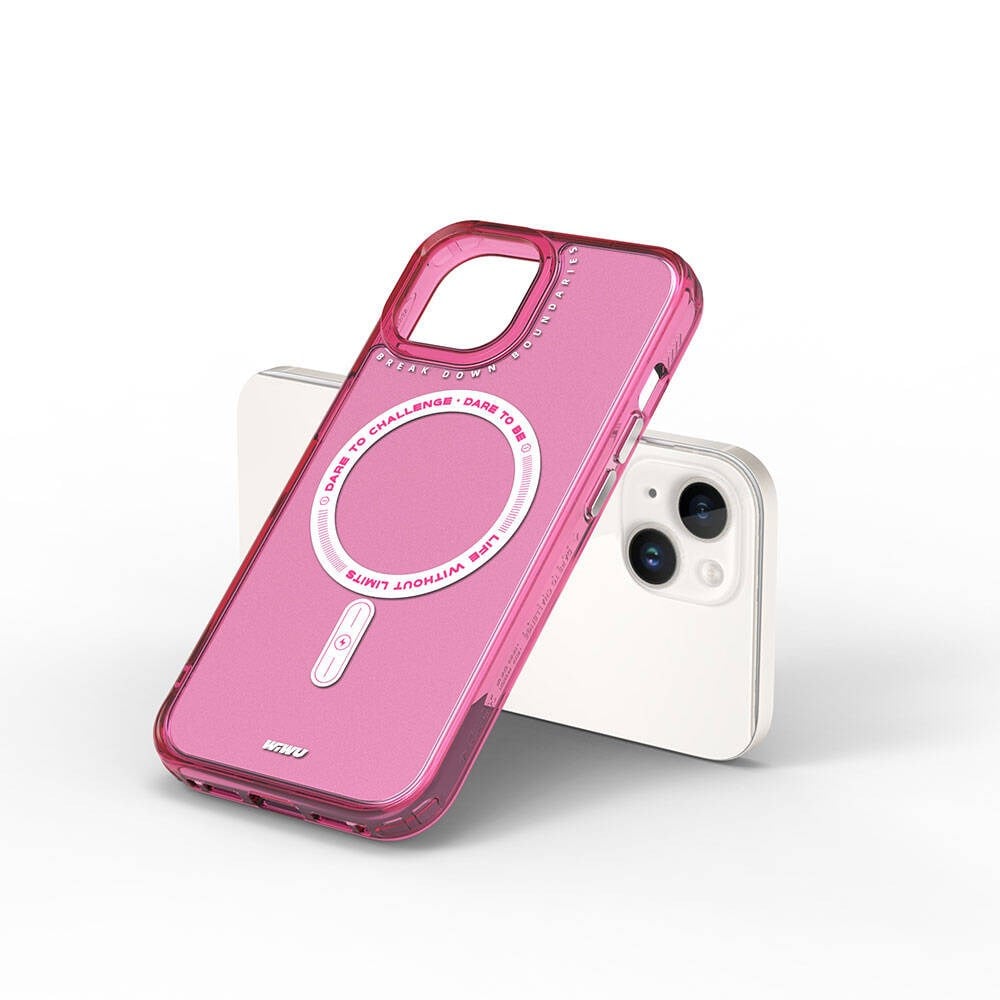 Apple iPhone 15 Kılıf M-safe Şarj Özellikli Wiwu Basic Color J Serisi Kapak