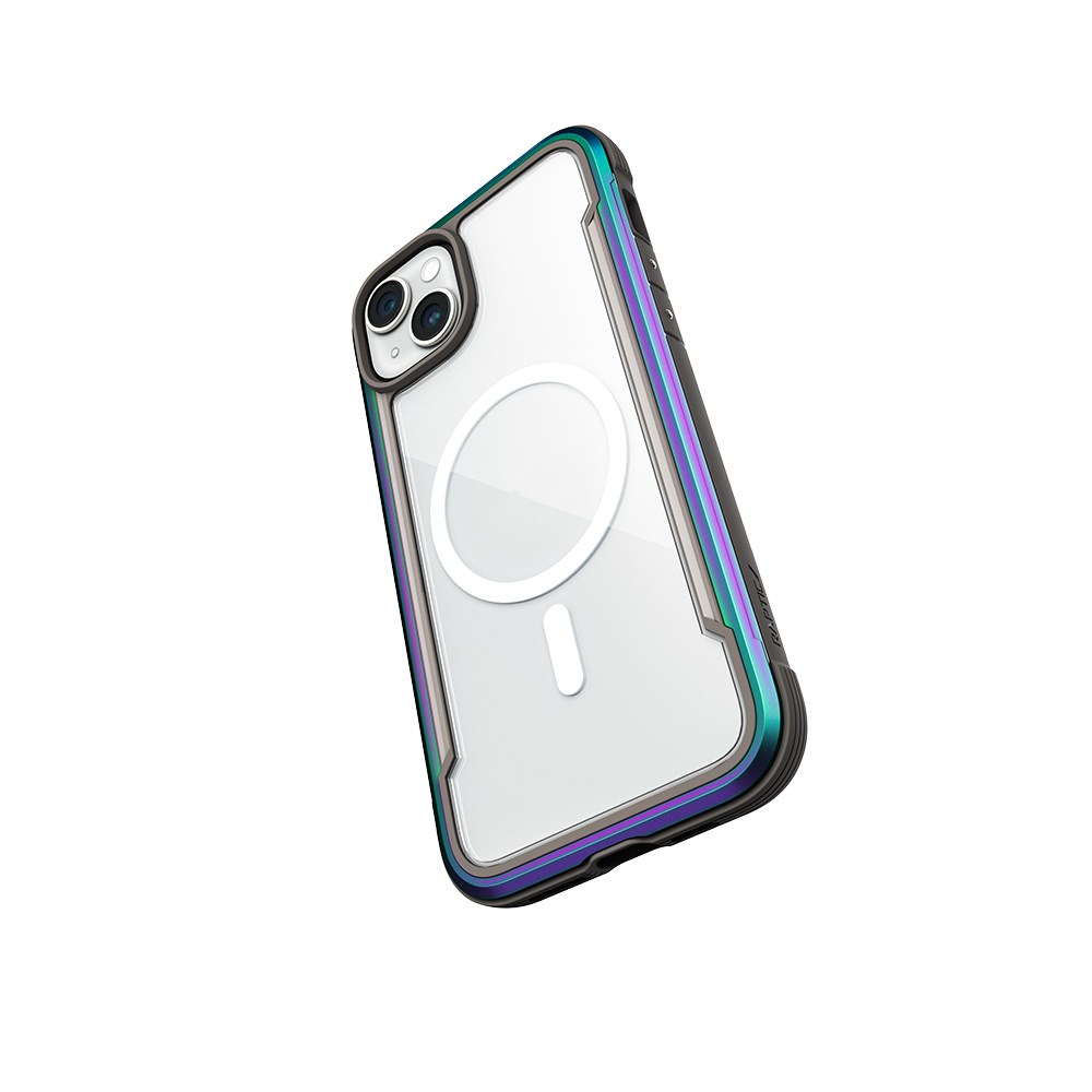 Apple iPhone 15 Kılıf M-safe Şarj Özellikli Airbagli Raptic Shield Serisi Şeffaf Arka Yüzey Kapak