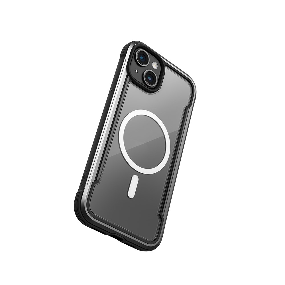 Apple iPhone 15 Kılıf M-safe Şarj Özellikli Airbagli Raptic Shield Serisi Şeffaf Arka Yüzey Kapak