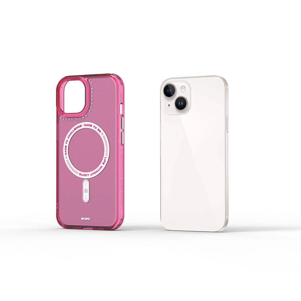 Apple iPhone 15 Kılıf M-safe Şarj Özellikli Wiwu Basic Color J Serisi Kapak