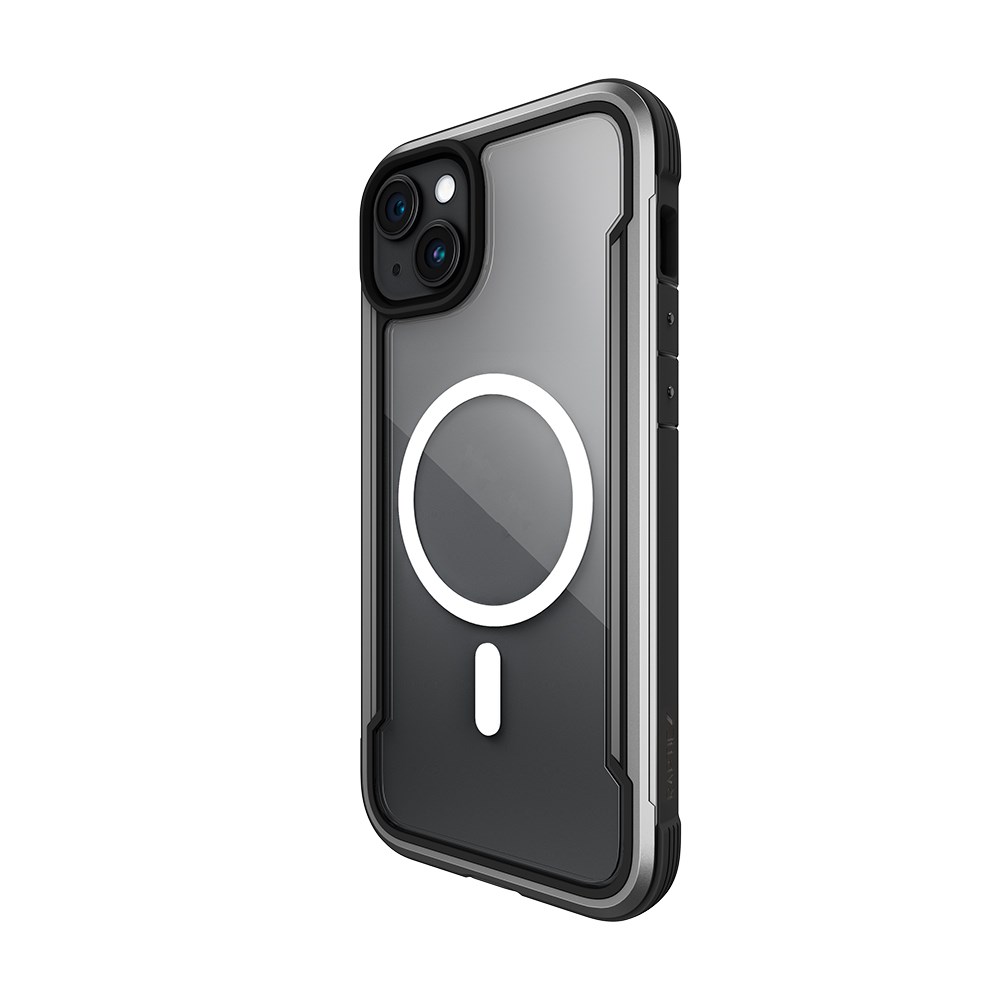 Apple iPhone 15 Kılıf M-safe Şarj Özellikli Airbagli Raptic Shield Serisi Şeffaf Arka Yüzey Kapak