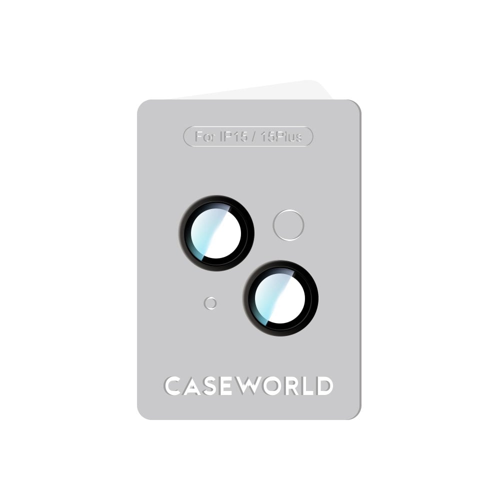 Apple iPhone 15 Plus CaseWorld Alloy Serisi Oleofobik Anti Reflective Kamera Lens Koruyucu