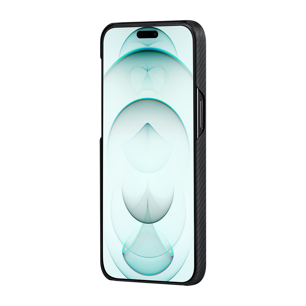 Apple iPhone 15 Plus Kılıf M-safe Şarj Özellikli 600D Aramid Fiber Pitaka Tactile Woven Orchestra Serisi Rhapsody Kapak