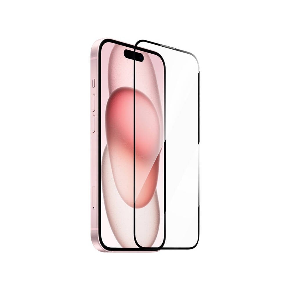 Apple iPhone 15 Plus Wiwu GT-014 Polimer Oleofobik Kaplama Şeffaf Pürüzsüz Temperli Cam Ekran Koruyucu 25'li Paket