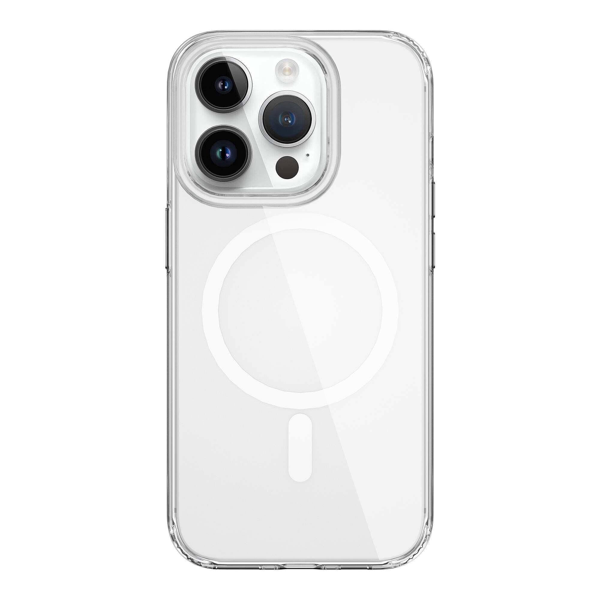 Apple iPhone 15 Pro Kılıf Wiwu FYY-014 M-safe Şarj Özellikli Şeffaf Kapak
