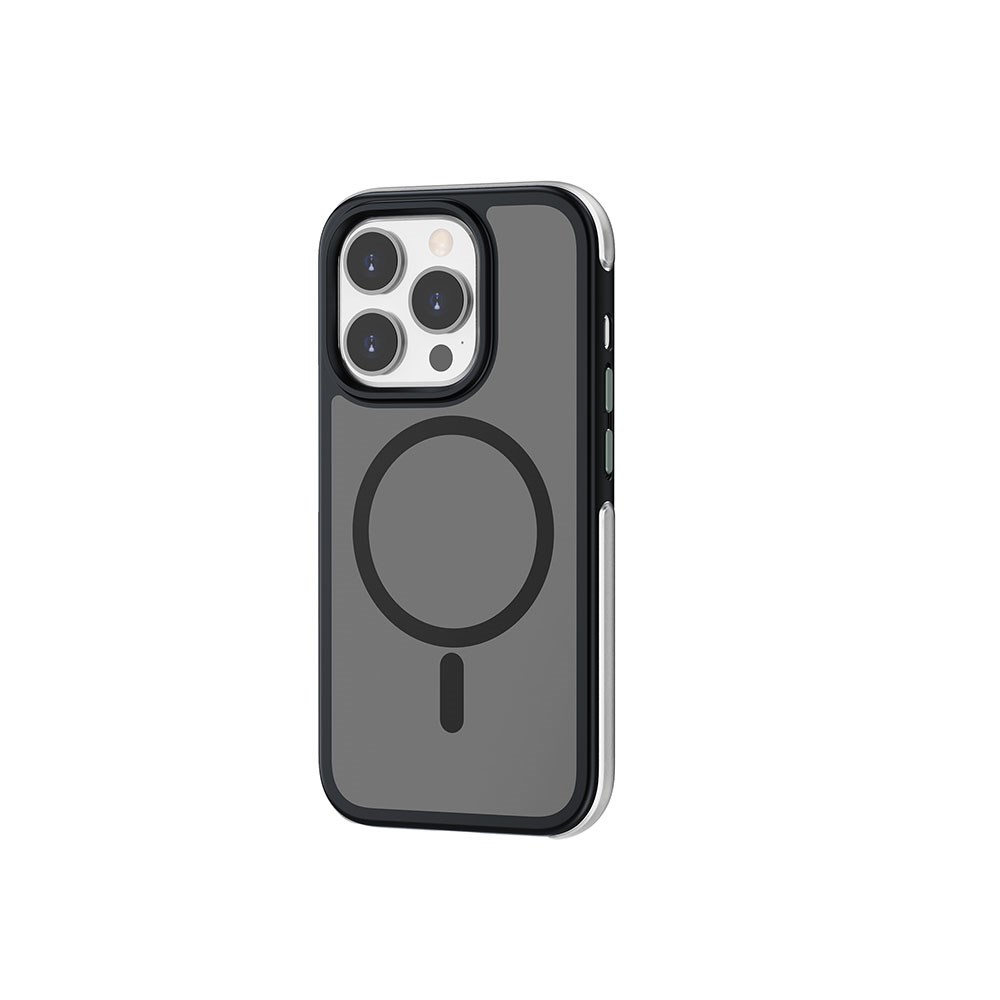 Apple iPhone 15 Pro Kılıf Wiwu ZKK-012 M-safe Şarj Özellikli Air Cushion Kapak