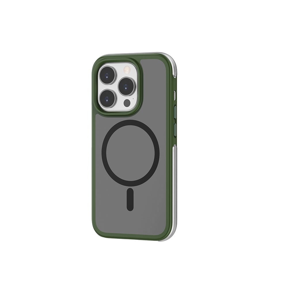Apple iPhone 15 Pro Kılıf Wiwu ZKK-012 M-safe Şarj Özellikli Air Cushion Kapak