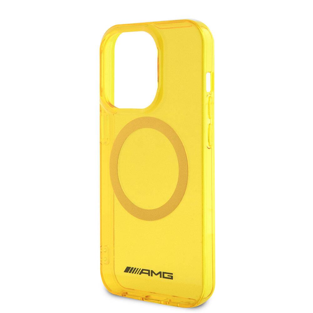 Apple iPhone 15 Pro Max Kılıf AMG Orjinal Lisanslı M-safe Şarj Özellikli Transparan Kapak