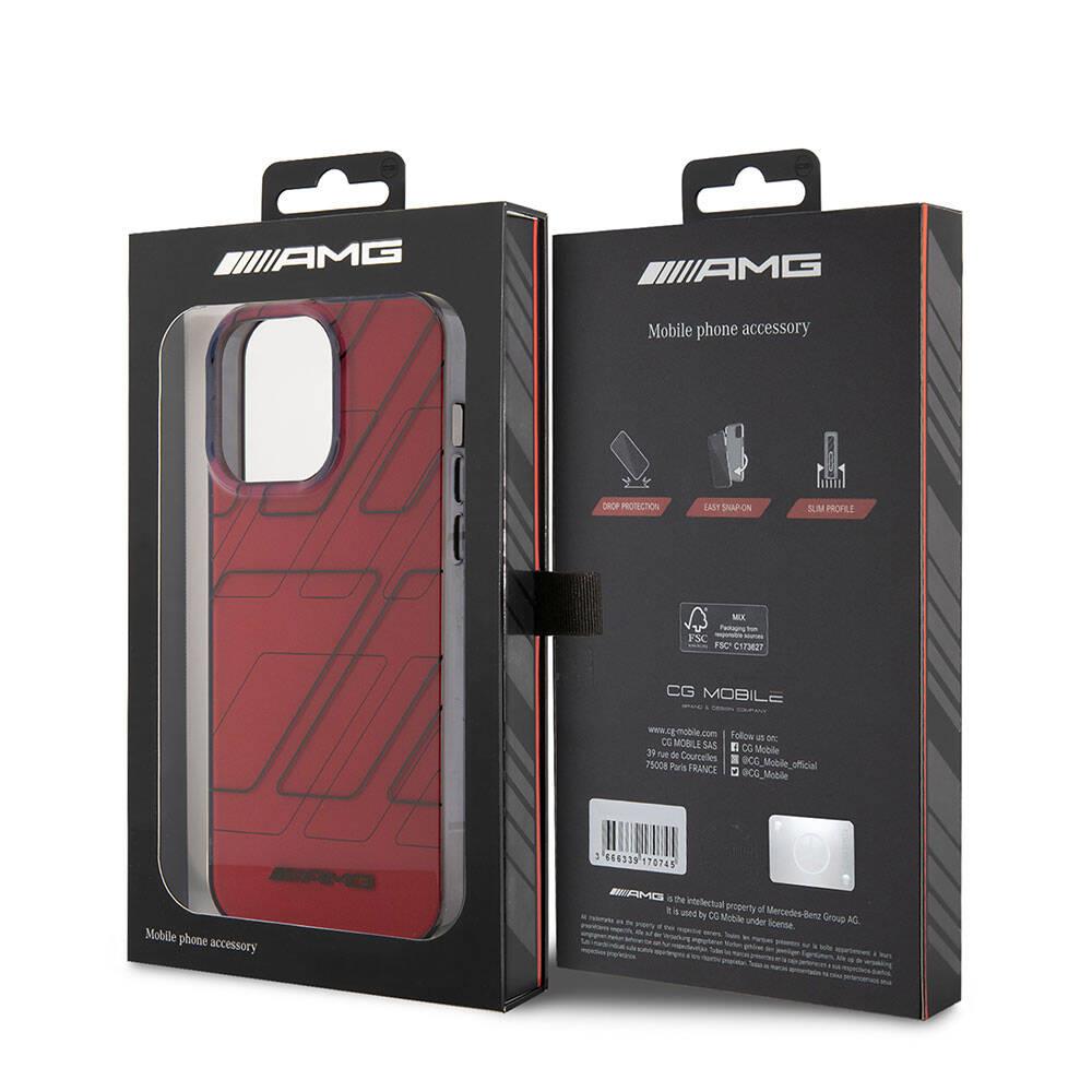 Apple iPhone 15 Pro Max Kılıf AMG Orjinal Lisanslı M-safe Şarj Özellikli Transparan Kapak
