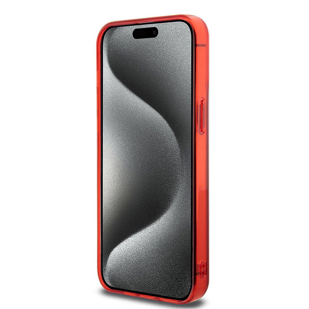 Apple iPhone 15 Pro Max Kılıf AMG Orjinal Lisanslı M-safe Şarj Özellikli Transparan Kapak