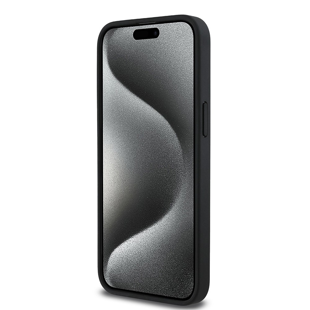 Apple iPhone 15 Pro Max Kılıf Aston Martin Orjinal Lisanslı M-safe Şarj Özellikli PU Deri Alonso 14 Baskılı Kapak