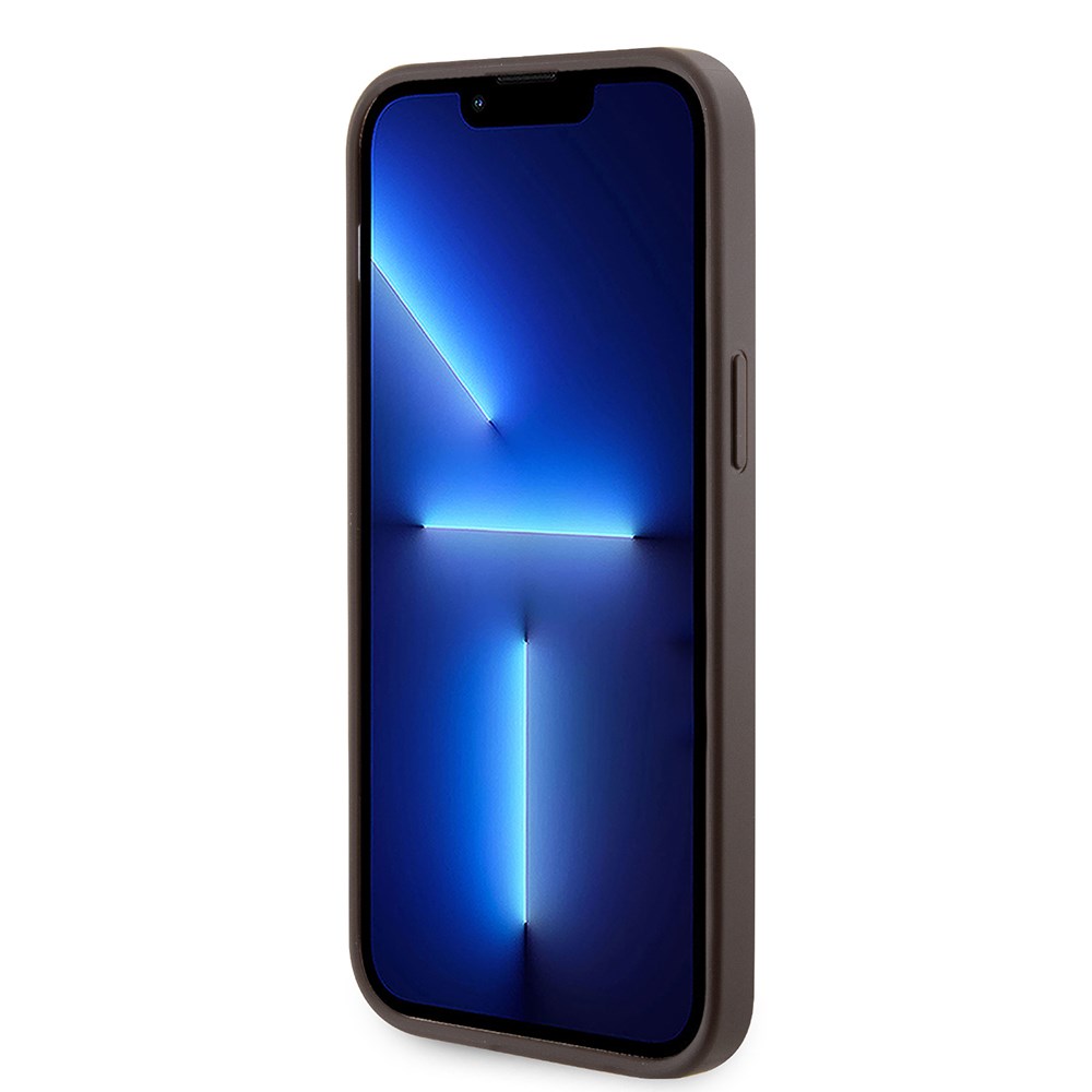 Apple iPhone 15 Pro Max Kılıf Guess Orjinal Lisanslı M-safe Şarj Özellikli 4G Şerit Tasarımlı Printed Kapak