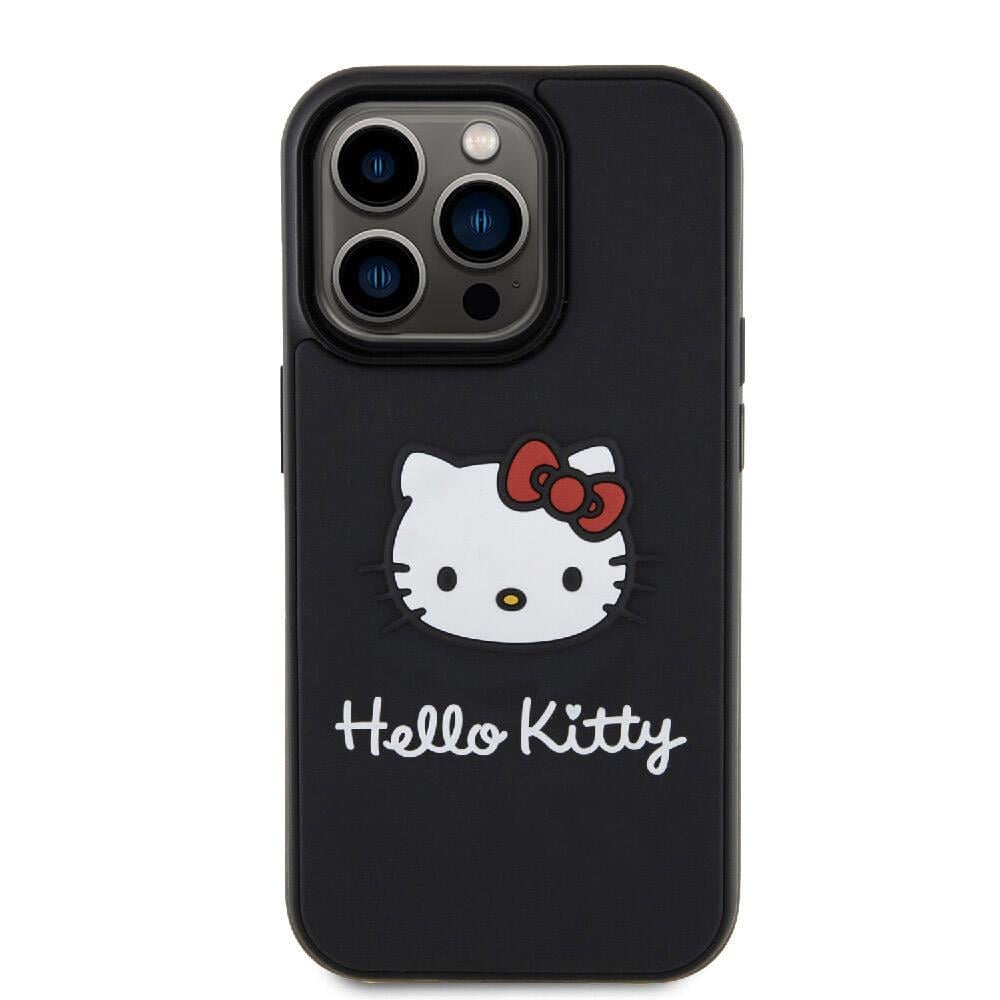 Apple iPhone 15 Pro Max Kılıf Hello Kitty Orjinal Lisanslı Askılı Yazı ve İkonik Logolu Daydreaming Kapak