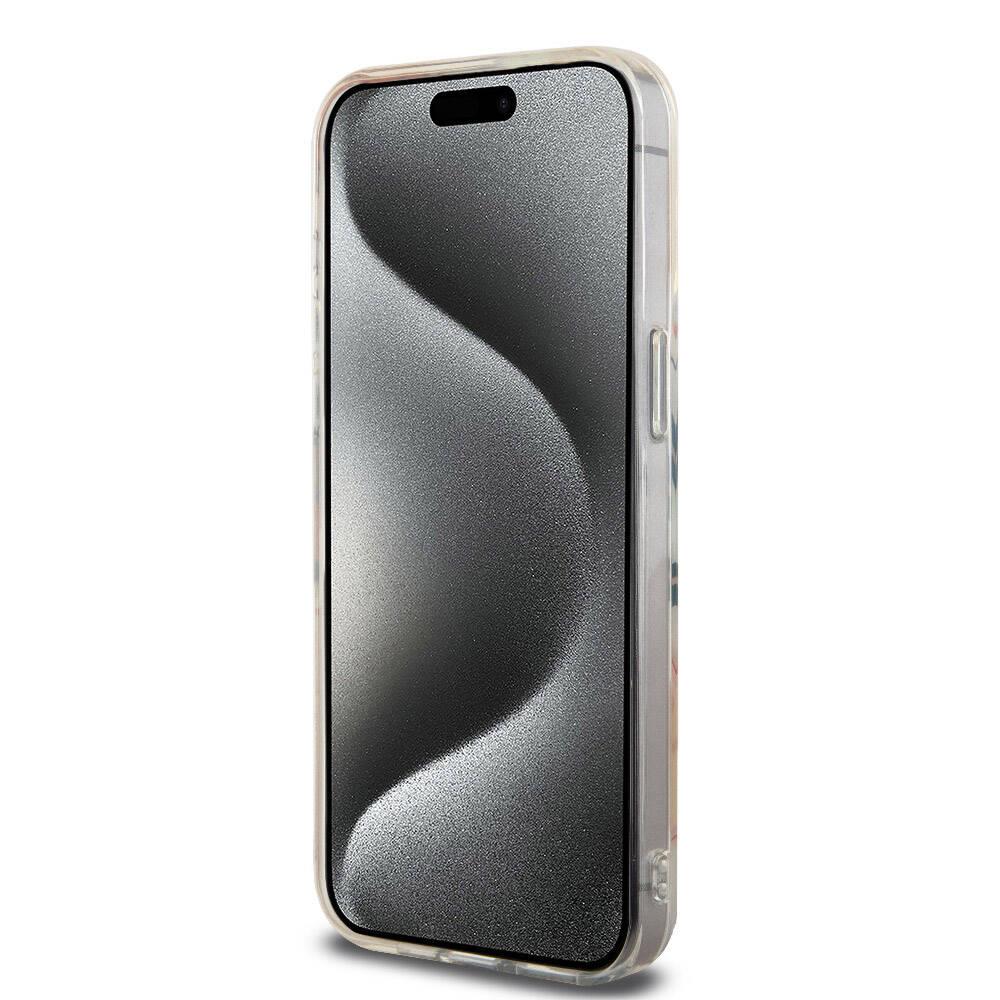 Apple iPhone 15 Pro Max Kılıf Lacoste Orjinal Lisanslı M-safe Şarj Özellikli Çift Katmanlı Yamalar Desenli Kapak