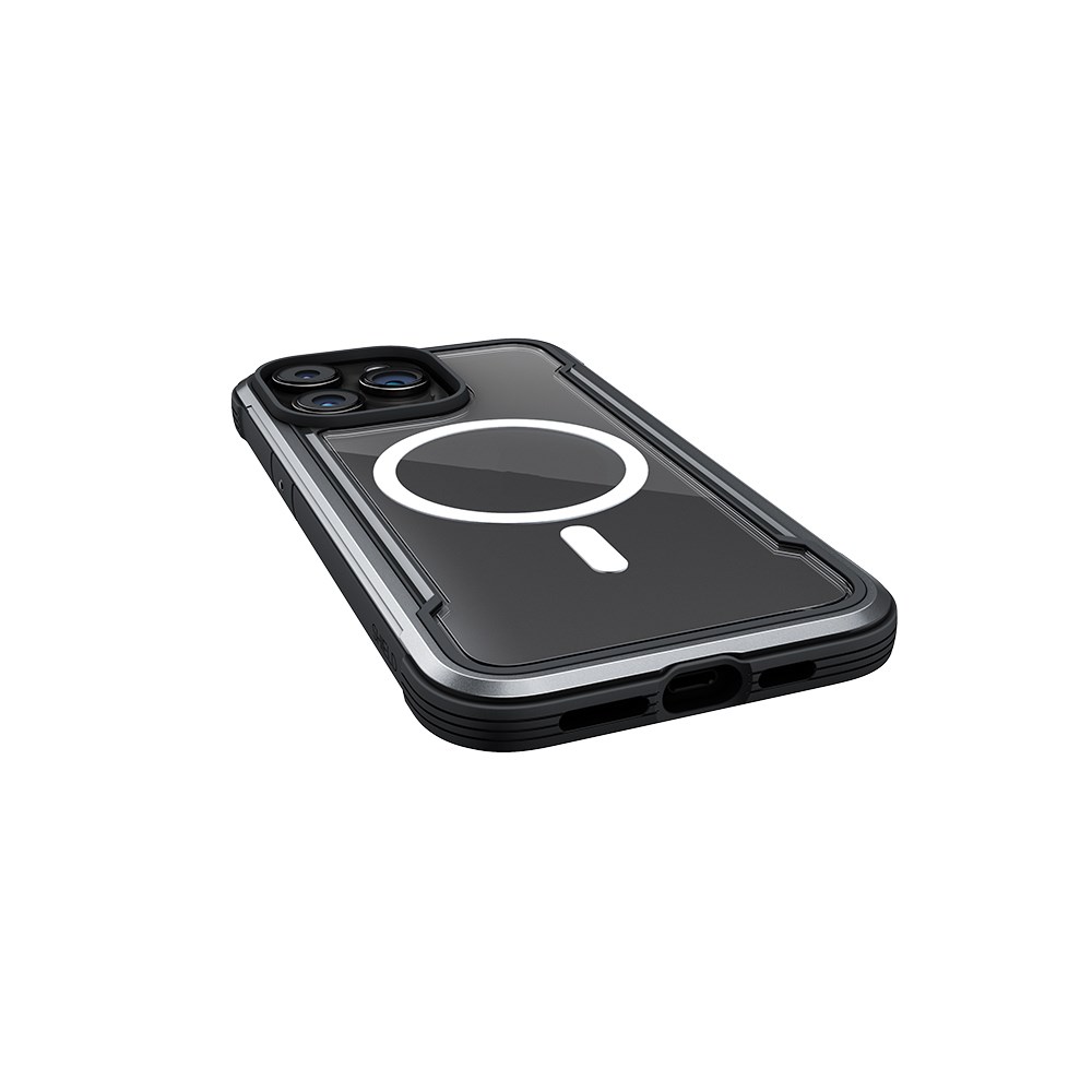 Apple iPhone 15 Pro Max Kılıf M-safe Şarj Özellikli Airbagli Raptic Shield Serisi Şeffaf Arka Yüzey Kapak