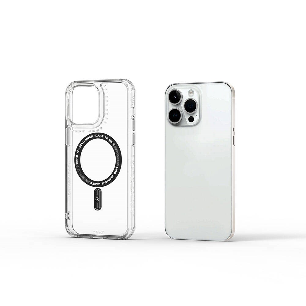 Apple iPhone 15 Pro Max Kılıf M-safe Şarj Özellikli Wiwu Basic Color J Serisi Kapak