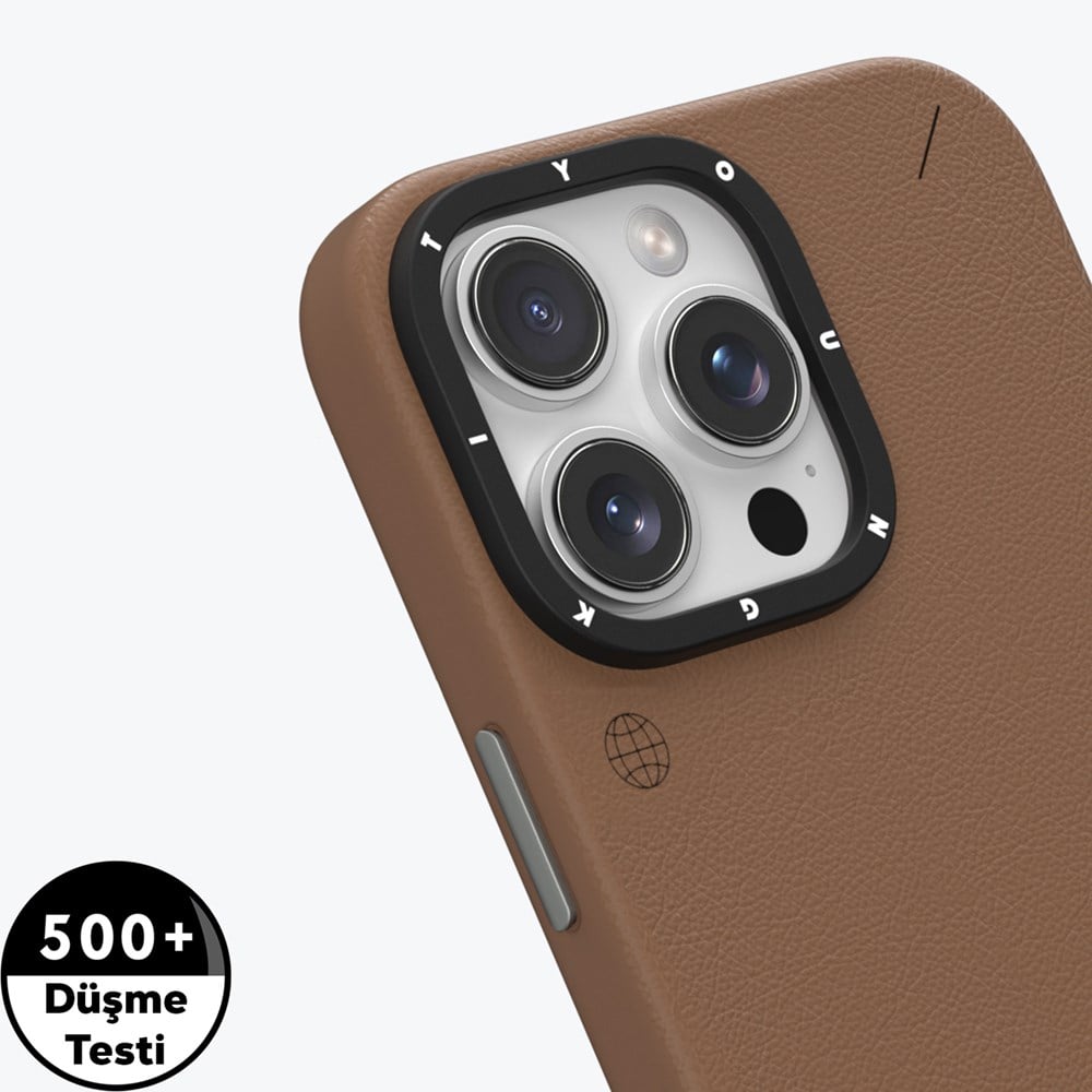 Apple iPhone 15 Pro Max Kılıf M-safe Şarj Özellikli Mistik Mor Renkli Coehl Dazze Kapak