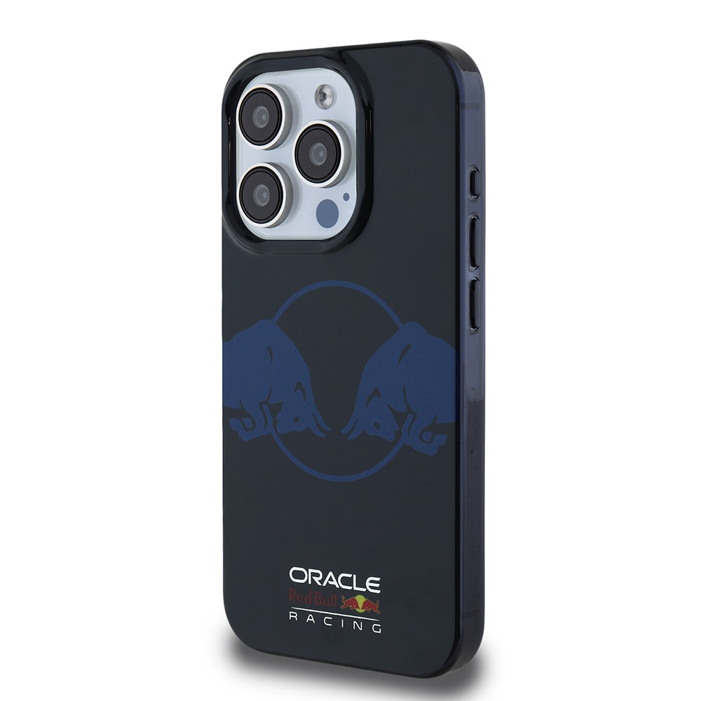 Apple iPhone 15 Pro Max Kılıf Redbull Orjinal Lisanslı M-safe Şarj Özellikli IML Çift Boğa Baskılı Sert PC Kapak