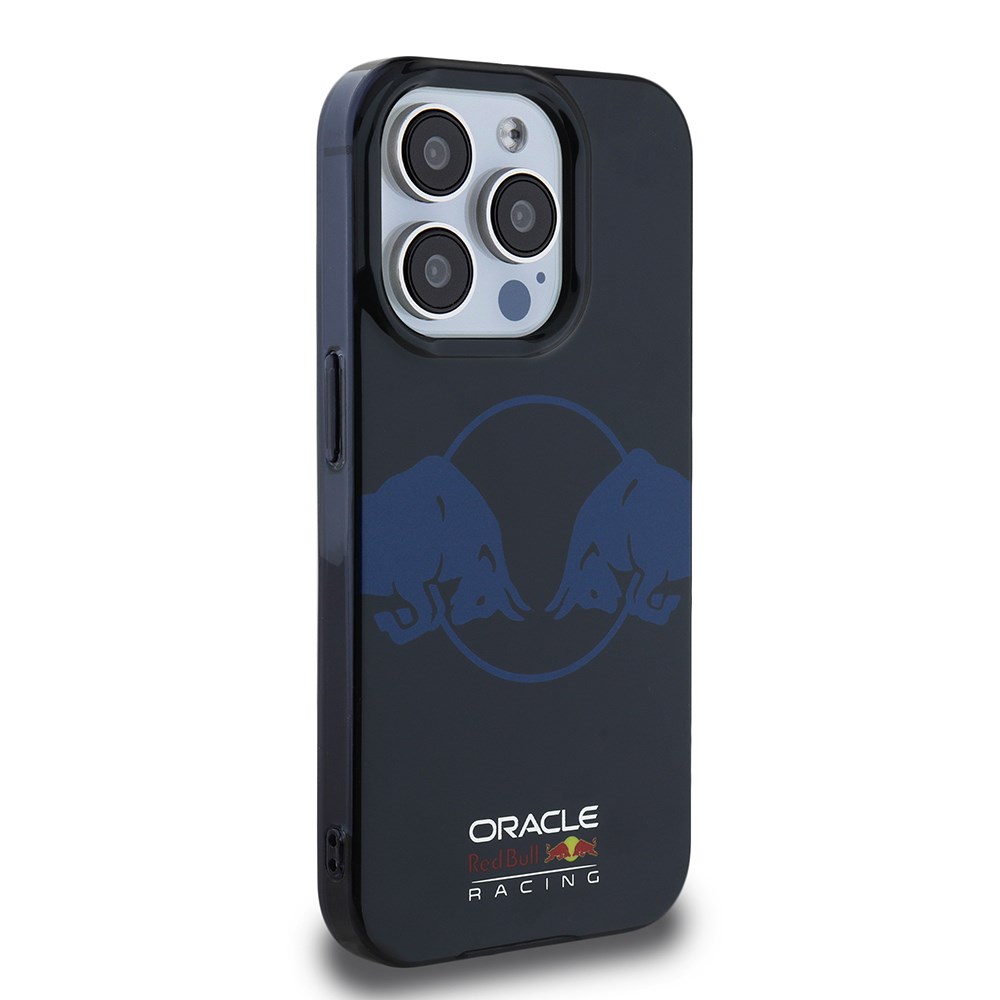 Apple iPhone 15 Pro Max Kılıf Redbull Orjinal Lisanslı M-safe Şarj Özellikli IML Çift Boğa Baskılı Sert PC Kapak