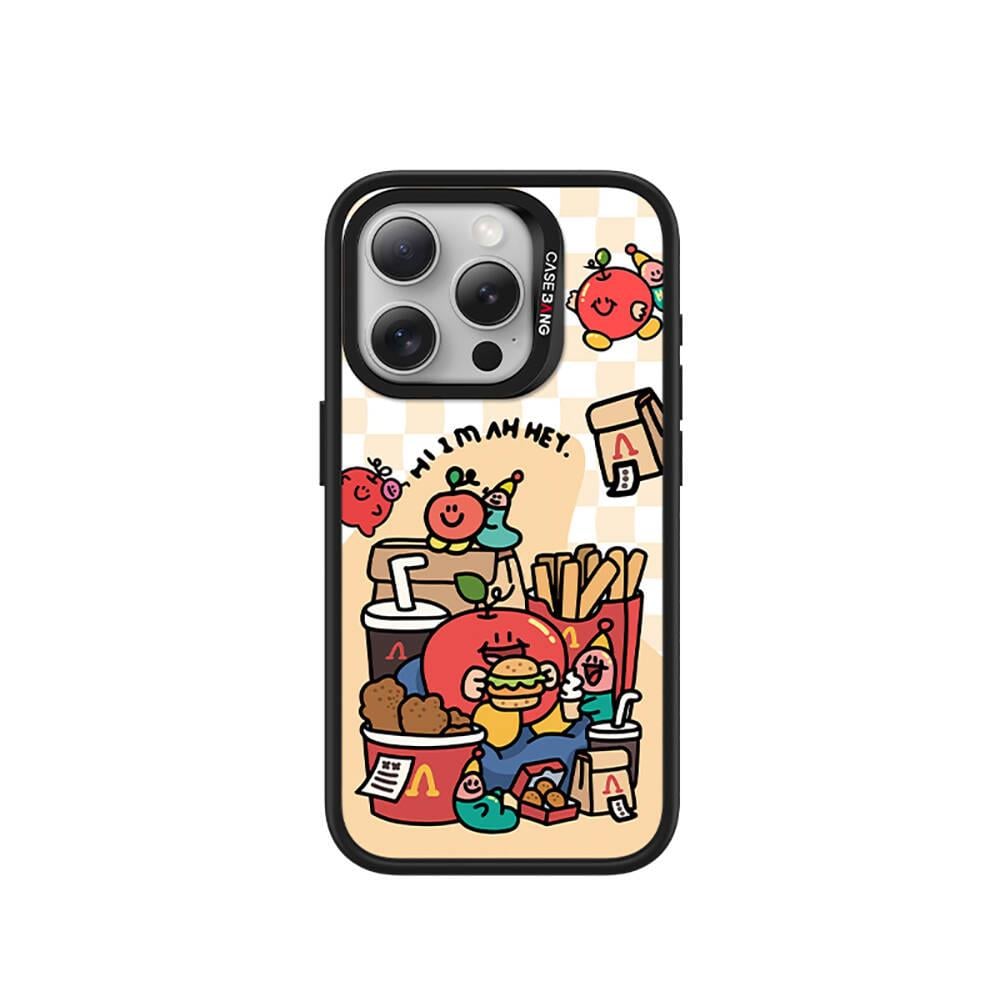 Apple iPhone 15 Pro Max M-safe Şarj Özellikli Casebang Ahhey Serisi Arka Panel