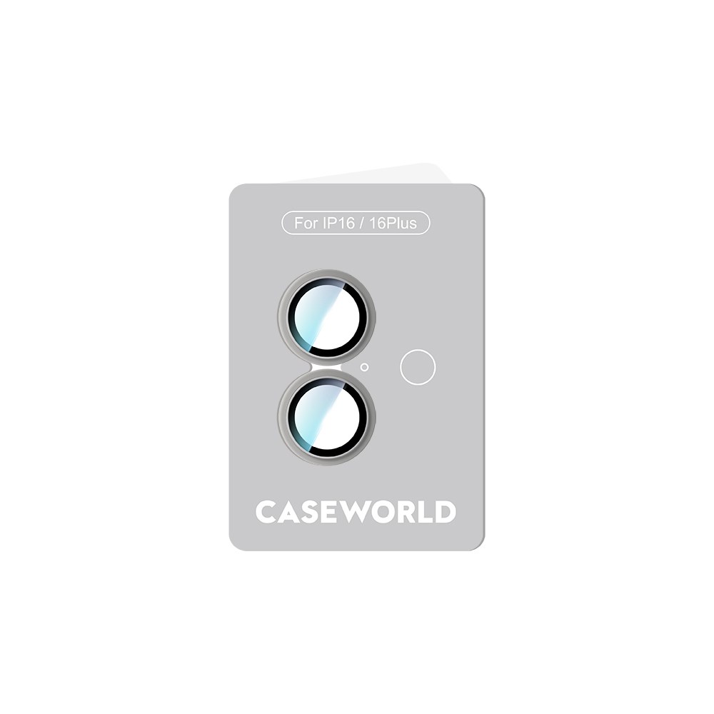 Apple iPhone 16 CaseWorld Alloy Serisi Oleofobik Anti Reflective Kamera Lens Koruyucu