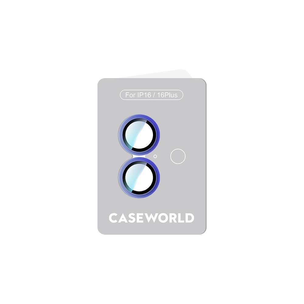 Apple iPhone 16 CaseWorld Alloy Two-Color Serisi Lens Koruyucu