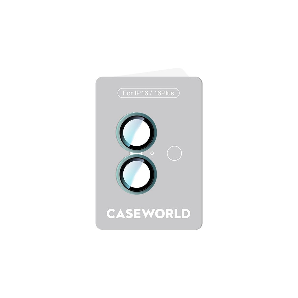 Apple iPhone 16 CaseWorld Alloy Two-Color Serisi Lens Koruyucu