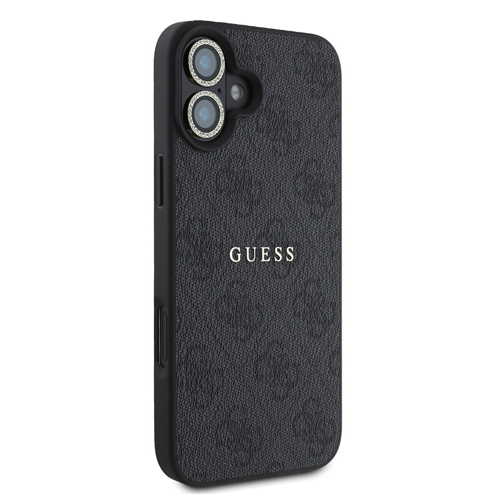 Apple iPhone 16 Guess Orjinal Lisanslı Kılıf + Ekran Koruyucu + Lens Koruyucu 3in1 Aksesuar Seti